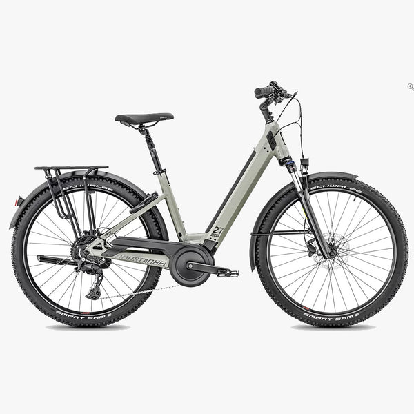Bicicleta eléctrica Moustache Samedi 27 Xroad 4 Open Chalk glossy
