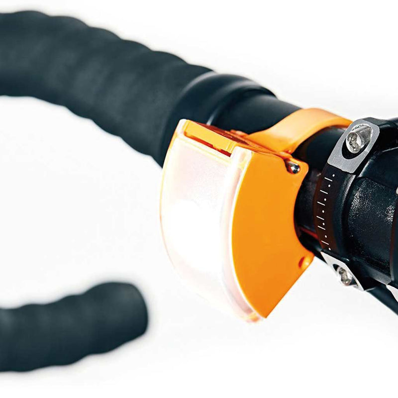 Luz delantera Bookman curve LED USB 22-42mm Naranja