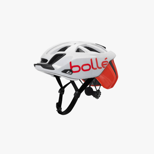CASCO BOLLE THE ONE BASE WHITE RED