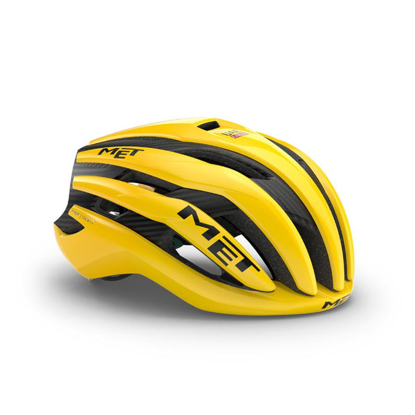 CASCO MET TRENTA 3K CARBON MIPS EDICION LIMITADA MAILLOT AMARILLO