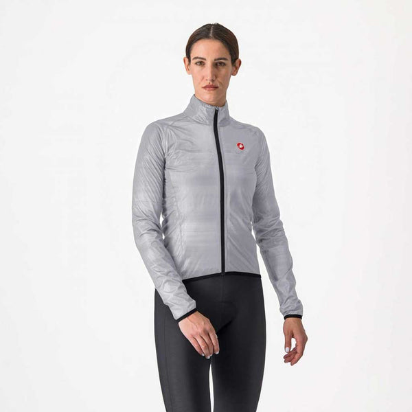 CASTELLI MUJER CHAQUETA SQUALL SHELL W GR PLT/NEG