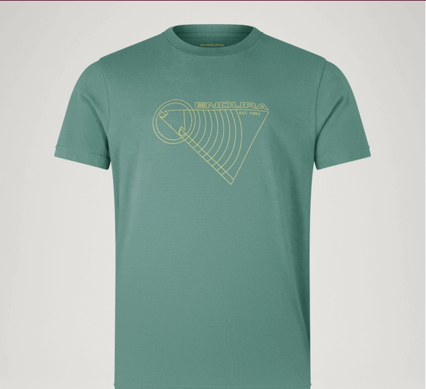 Camiseta unisex 'Linear Block' - Musgo