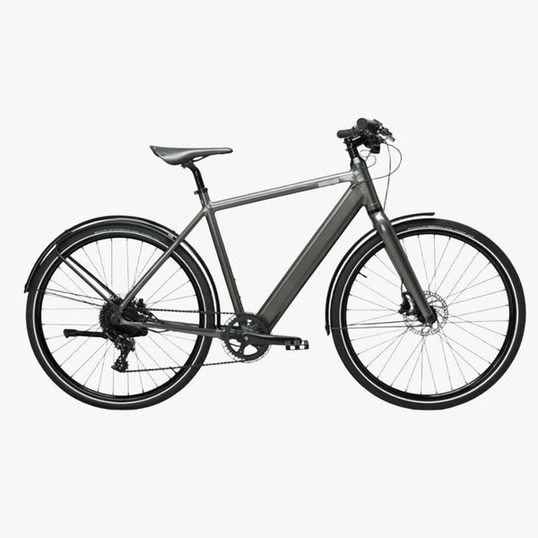Bicicleta eléctrica Urbana Coboc Vesterbro DMT Anvil Grey- metallic high gloss
