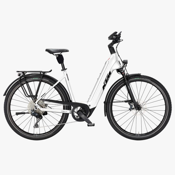 Bicicleta eléctrica de Trekking KTM Macina Style 820 H White