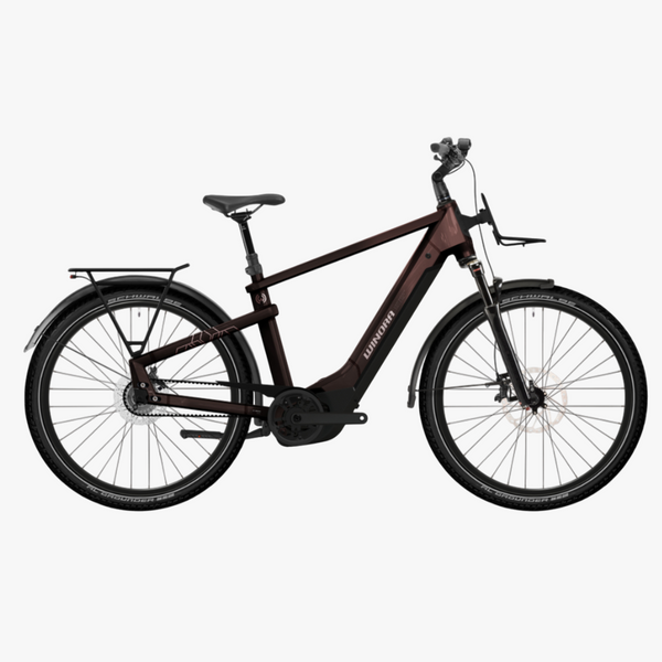 Bicicleta eléctrica de Trekking Winora Yakun R5 High night red / violet red - glossy 2026