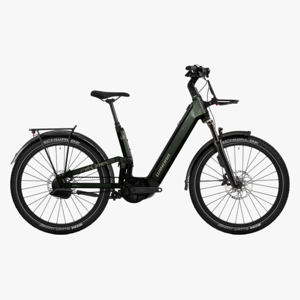 Bicicleta eléctrica de Trekking Winora  SINUS FS ENV Low GL forest mist/morning mist - glossy 2026