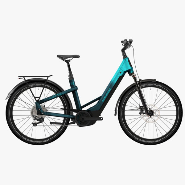 Bicicleta eléctrica de Trekking Winora Yakun X12 Low blue monday / aqua - glossy 2026