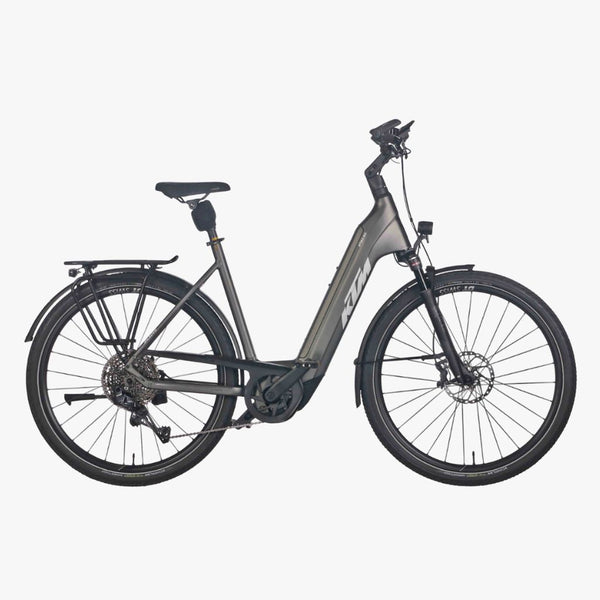 Bicicleta eléctrica de Trekking KTM Macina Style 810 US Machine Grey