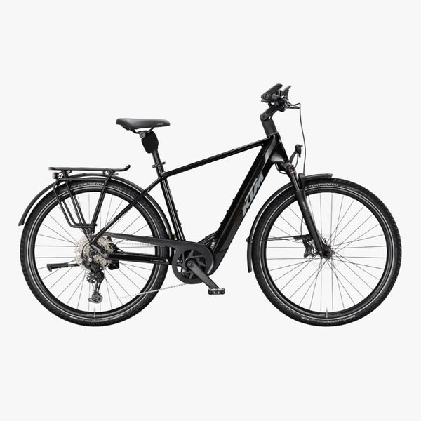 Bicicleta eléctrica de trekking KTM Macina Style 830 US Diamond Black