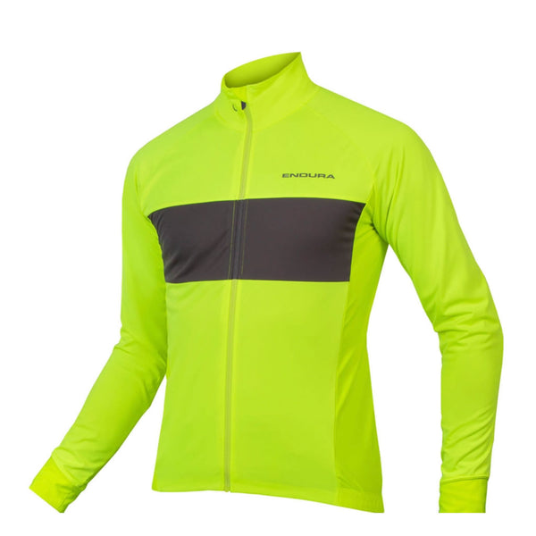 ENDURA MAILLOT FS260-PRO JETSTREAM L/S: HI-VIZ YELLOW