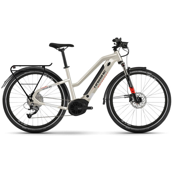 Bicicleta eléctrica Haibike Trekking 4 Blanco