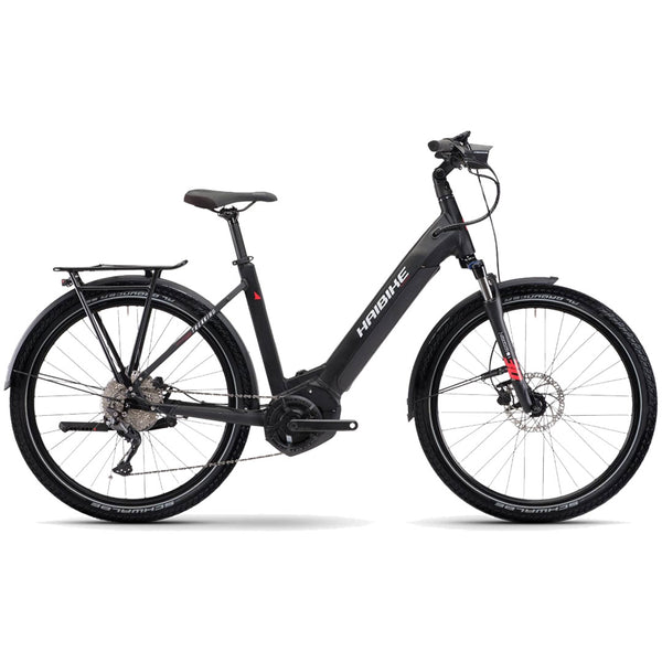 Bicicleta eléctrica Haibike Trekking 6 Low Negra