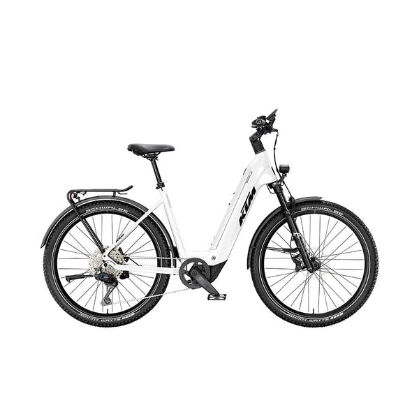 Bicicleta eléctrica de Trekking KTM MACINA AERA 871 LFC di2  - WHITE (BLACK)