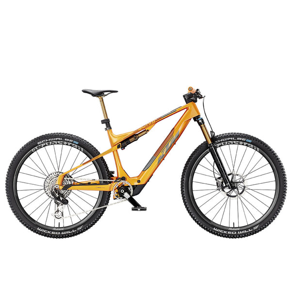 Bicicleta eléctrica KTM Macina Scarp SX Exonic XX T-Type 2025 - FRESH ORANGE (DARK CHROME)