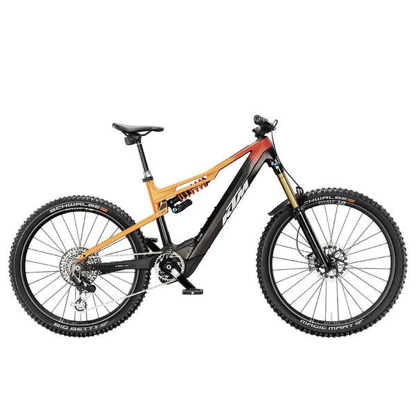 Bicicleta eléctrica KTM Macina Prowler Exonic XX T-TYPE 2025 - FRESH'BURNT ORANGE+BLACK MATT (OPAL WHITE)