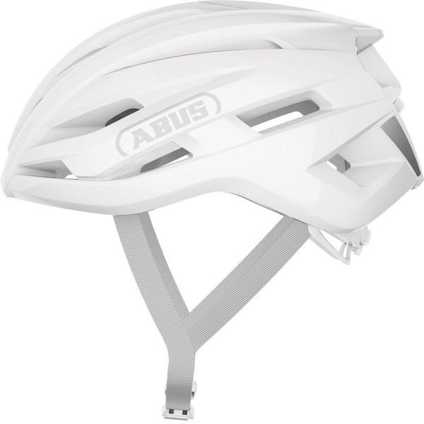 Casco Abus , StormChaser ACE pure white