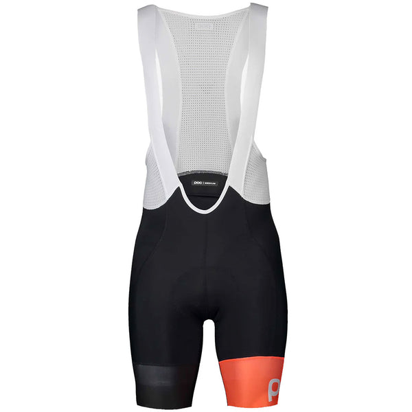 POC ESSENTIAL ROAD VPDS BIB SHORTS - URANIUM BLACK/HYDRO