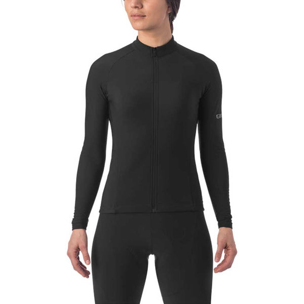 W CHRONO LS THERMAL JERSEY BLACK