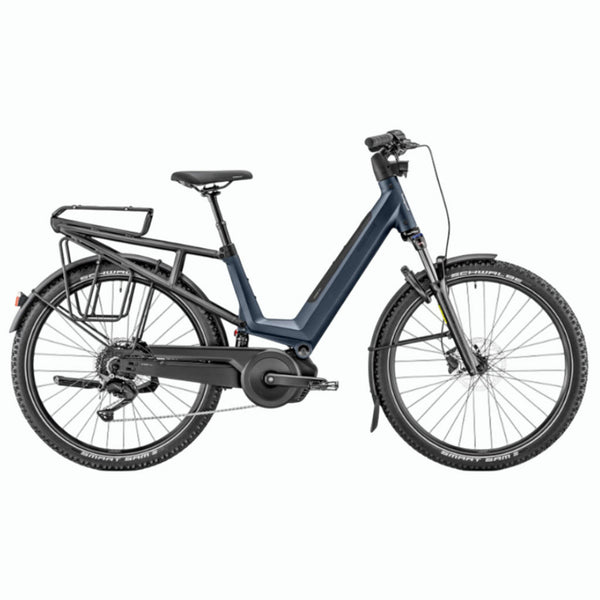 Bicicleta eléctrica de Trekking Moustache Xroad 2 FS Marine Blue Suspended 540Wh 2026
