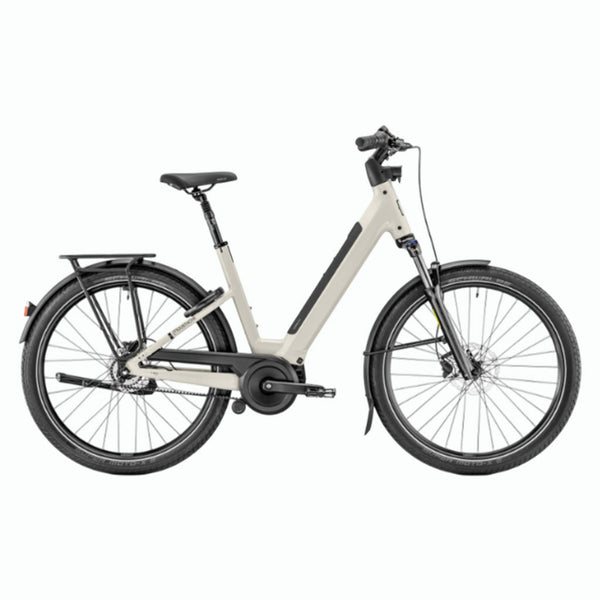 Bicicleta eléctrica Urbana Moustache Mardi 27.4 Open Stone Grey Glossy 600Wh 2026