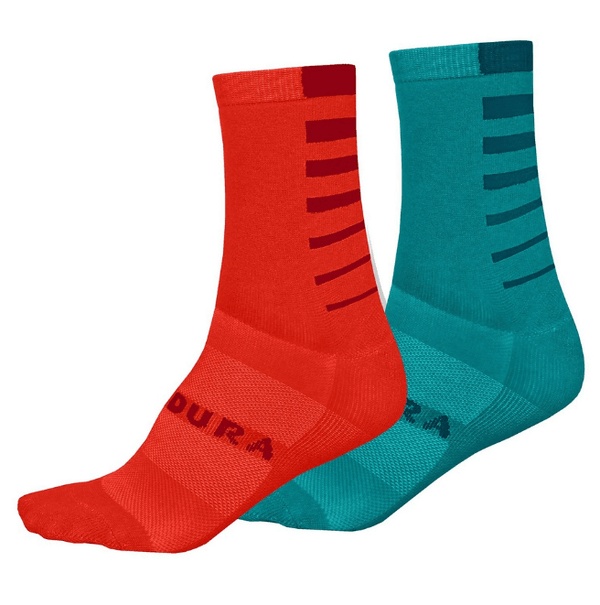 Calcetines de rayas Coolmax® para mujer : Azul Pacífico