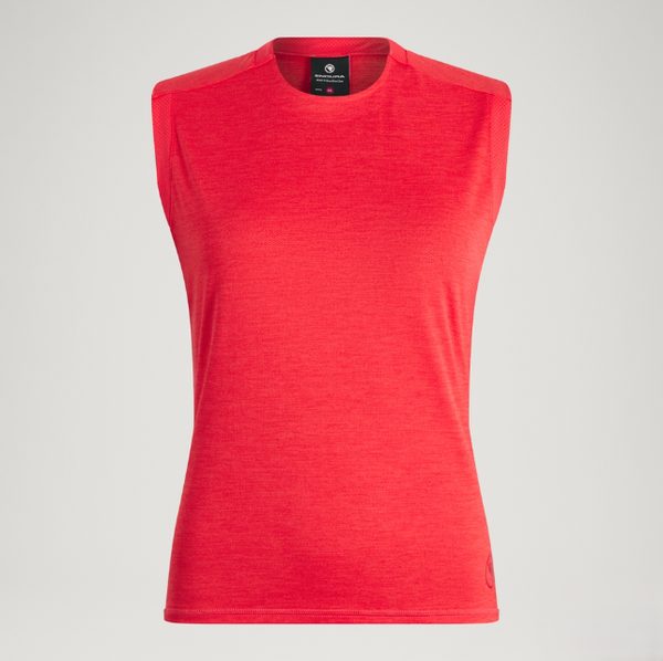 Camiseta sin mangas SingleTrack - Pomegranate