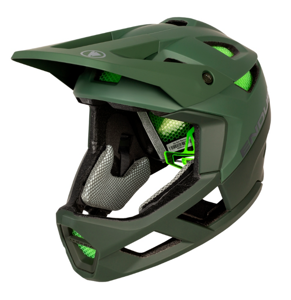 MT500 Full Face Helmet - Forest Green