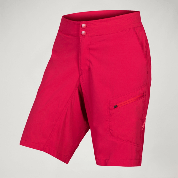 Pantalón corto Hummvee Lite con forro - Berry