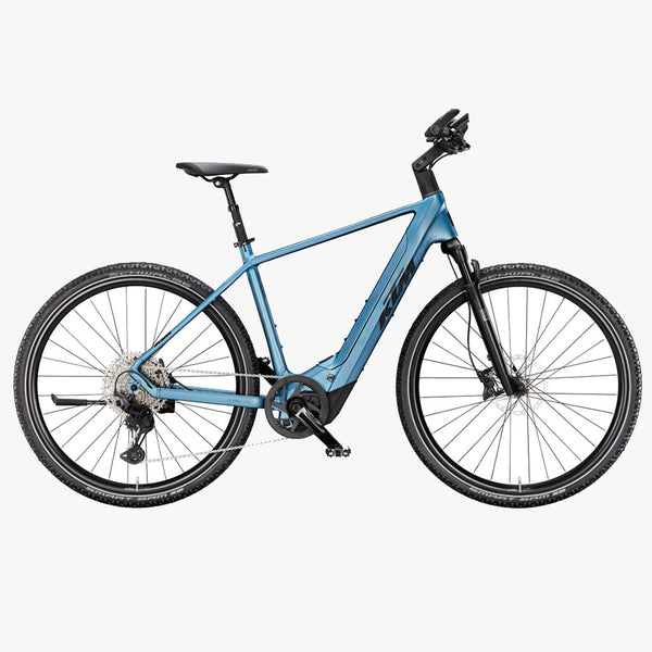 Bicicleta eléctrica de Trekking KTM Macina Cross CX 810 H Steel Blue Matt