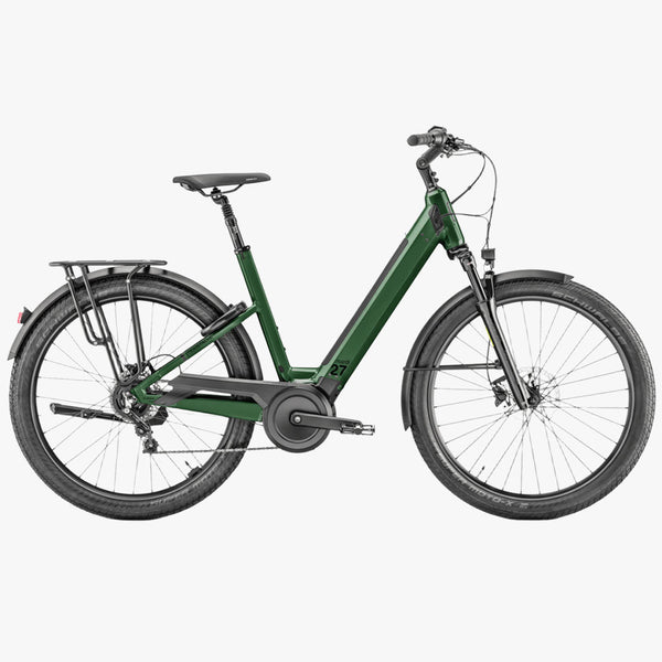 Bicicleta eléctrica Urbana Moustache Mardi 27.4 Open 625WH 2025 Fir Green Glossy