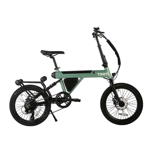 Bicicleta eléctrica plegable TOOT Verde