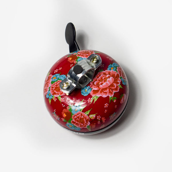 TIMBRE CLASICO FLORAL ROJO