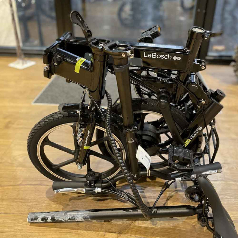 Bicicleta eléctrica Plegable Flebi Supra Eco Negra + Acelerador