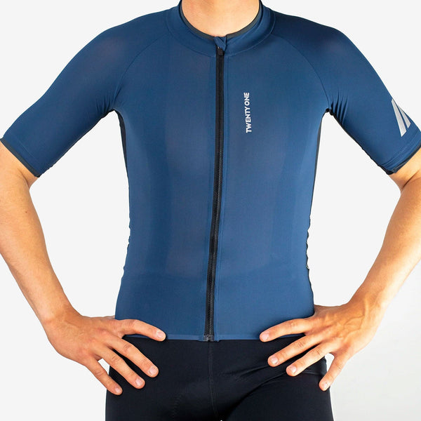 Jersey Fabrikblau