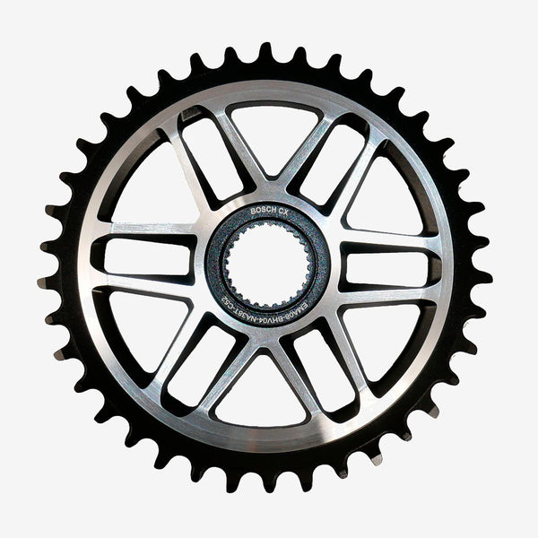 Plato Haibike 38T Samox Bosch Gen4 Plateado