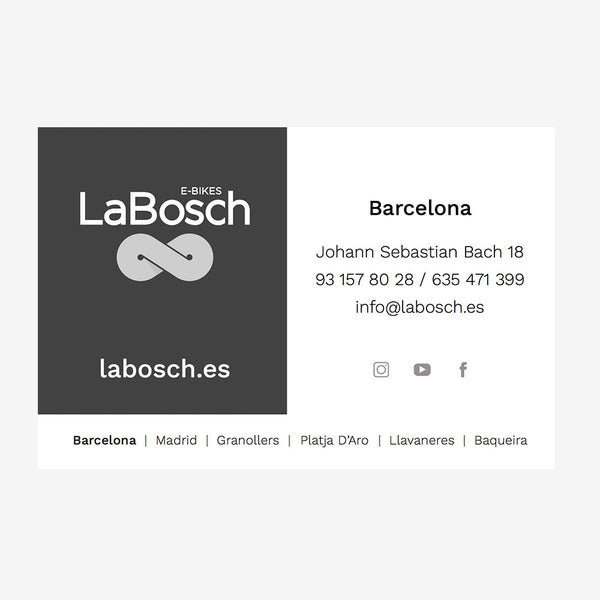 Tarjetas LaBosch Garage