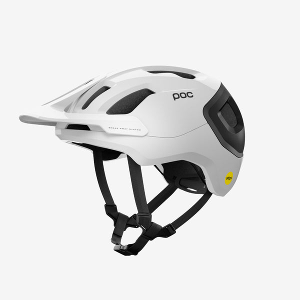 Casco Poc Axion Race Mips Hydrogen Blanco / Uranio