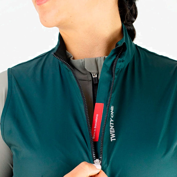 Chaleco Cortavientos Twenty One Factory Wind Vest Verde