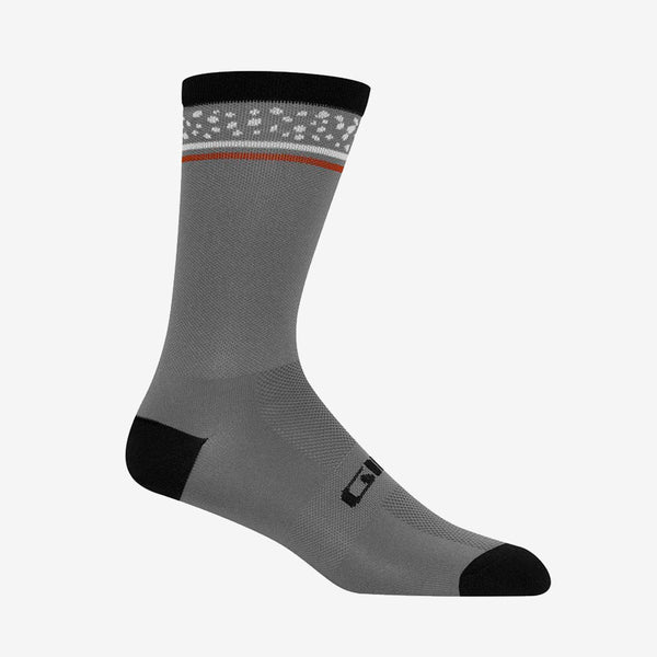 Calcetines Giro Racer High Rise Bright Grises