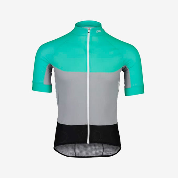 Maillot Poc Essential Road Light Fluorite Verde/Gris