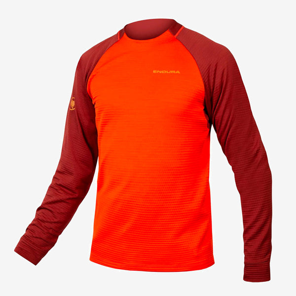 Camiseta Exterior Térmica Endura SingleTrack Naranja