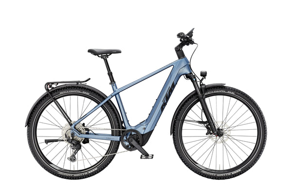 Bicicleta eléctrica KTM MACINA TEAM 892 LFC M/L/XL - STEEL BLUE MATT (BLACK)