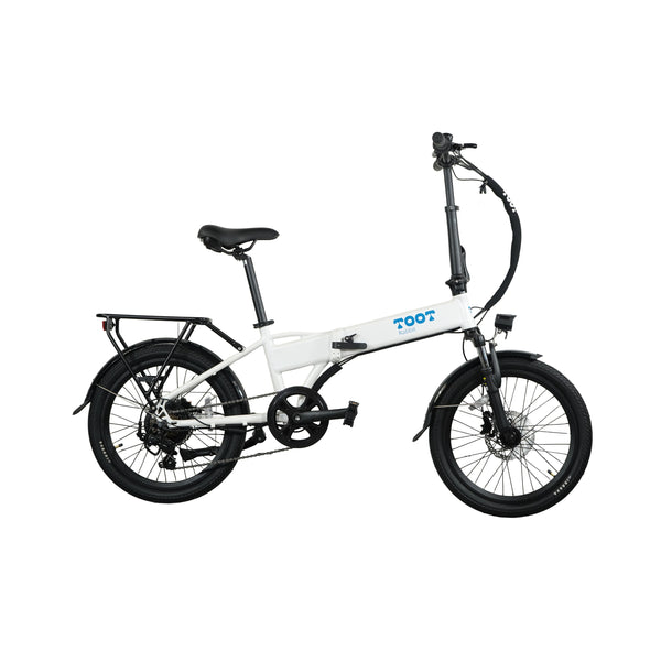 Bicicleta eléctrica plegable TOOT Rabbit Blanca