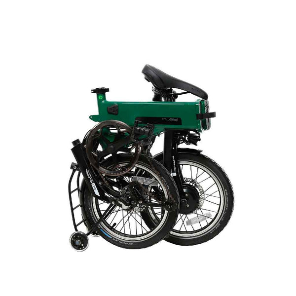 Bicicleta eléctrica Plegable Flebi Supra 3.0 Verde + Acelerador