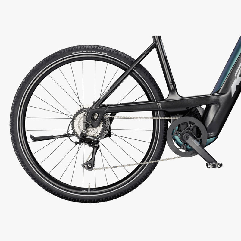 Bicicleta eléctrica de Trekking KTM Macina Cross CX 625 PTS Diamonds Black Matt