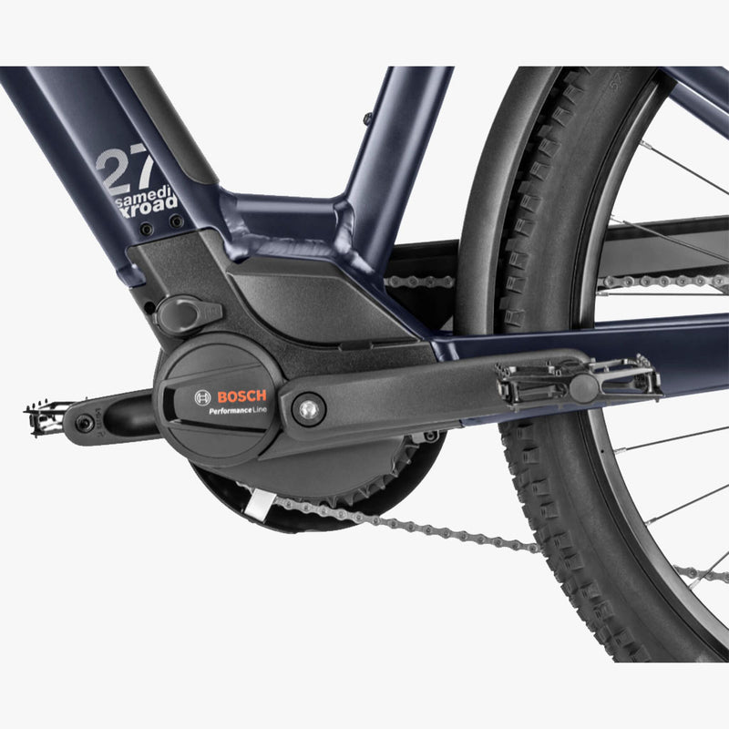 Bicicleta eléctrica Moustache Samedi 27 Xroad 4 Open Chalk glossy