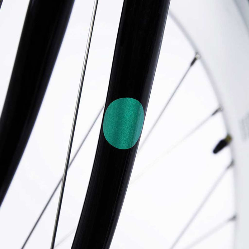Kit pegatinas reflectantes para bicicleta Bookman verde