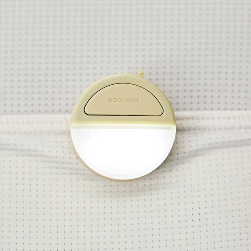 Luz para ropa Boockman eclipse LED CLIP USB Beige