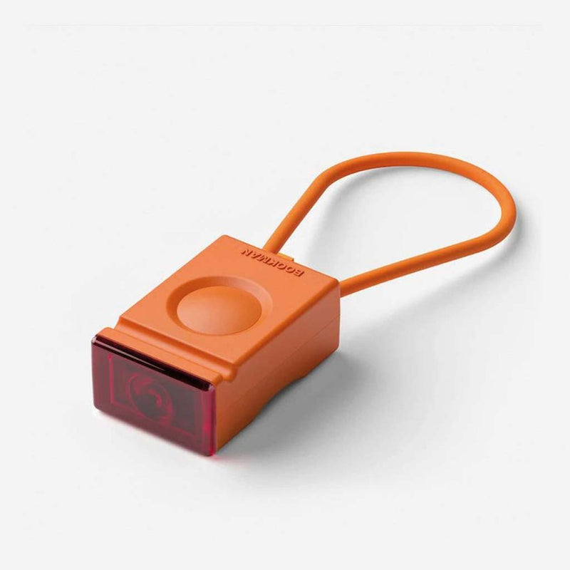 Luz trasera Boockman Block LED USB naranja