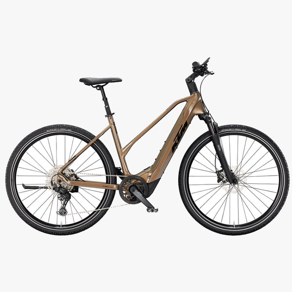 Bicicleta eléctrica de Trekking KTM Macina Cross CX 820 LFC D Olive Pearl